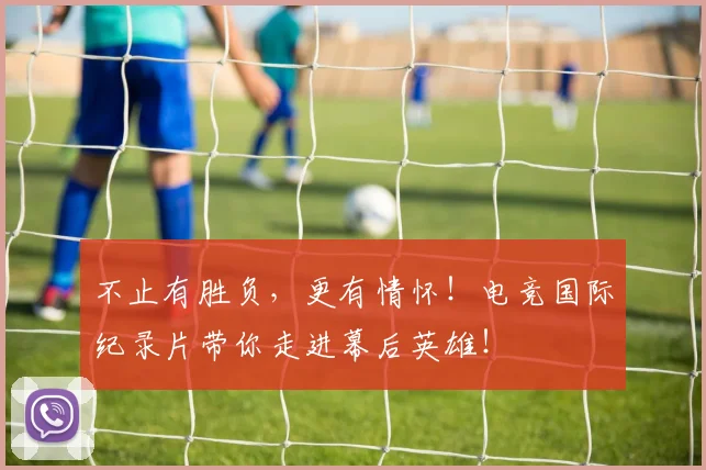 不止有胜负，更有情怀！电竞国际纪录片带你走进幕后英雄！